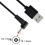 Câble d'alimentation USB vers DC5V 3,5 mm x 1,35 mm pour 4