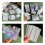 4 Pieces Acrylic Quicksand Plates Quicksand- size 7 4