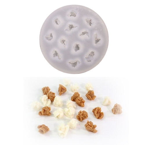 Ensemble de moules en Silicone en forme de pop-corn, 12 cavités, 2