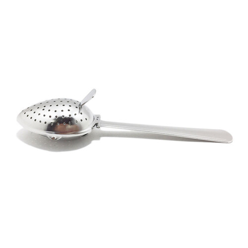 Tea Strainers for Loose Tea Tea Filter Set Long Spoon-Silver