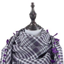 Arab Shemagh Scarf Outdoor Hiking Desert Scarves Muslims-Purple