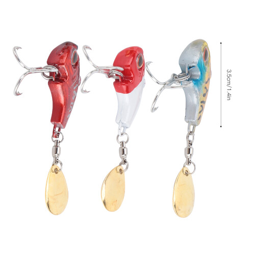 Metall-Mini-VIB mit Löffel-Köder 22g sinkender Fischköder 2