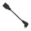 Câble HDMI A vers HDMI D coudé, PVC, noir 4