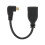 Câble HDMI A vers HDMI D coudé, PVC, noir 2