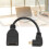 Câble HDMI A vers HDMI D coudé, PVC, noir 14