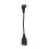 Câble HDMI A vers HDMI D coudé, PVC, noir 11