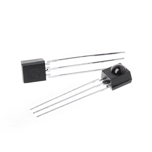 2Pcs DIP-3 IC TSOP4838 IR Receiver Tubes 38Khz Remote-Black 1
