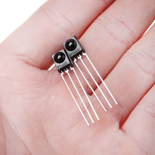 2Pcs DIP-3 IC TSOP4838 IR Receiver Tubes 38Khz Remote-Black 2