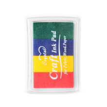 Craft Rainbow Finger Ink Pads Stamps Partner DIY Multicolor