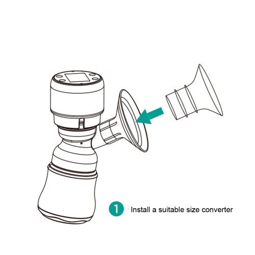 17/19/21mm Breast Pump Funnel Inserts Plug-in Different-17mm 2