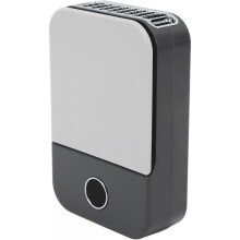 (Black) Mini Hanging Neck Fan, ABS 3 Speed Wind 2000mAh Battery Portable Neck Fan Quiet for Outdoor
