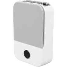 (White) Mini Hanging Neck Fan, ABS 3 Speed Wind 2000mAh Battery Portable Neck Fan Quiet for Outdoor