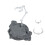 Figure Display Holder Base Sturdy Base-  Grey 680 1