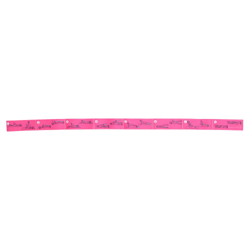 Rose Red Yoga Loop Resistance Bands, 90cm Elastic Stretch Bands 1