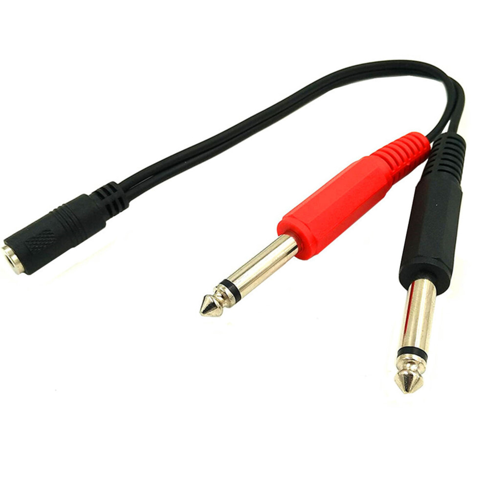 Jack 3.5Mm To Double 6.5Mm Aux Trs Cable Dual 6.35Mm Aux-20M 7754000301188