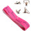 Rose Red Yoga Loop Resistance Bands, 90cm Elastic Stretch Bands 14
