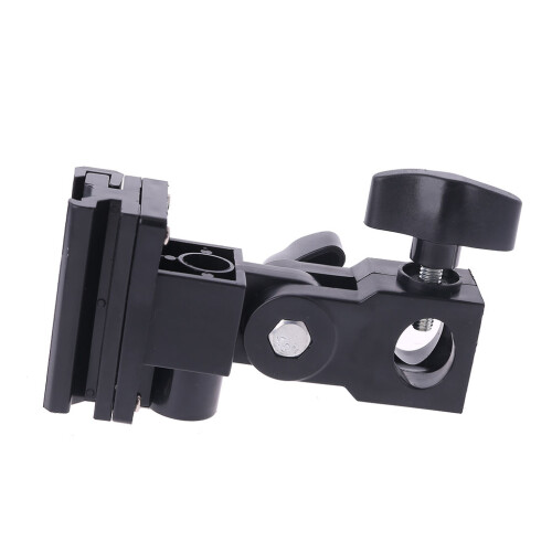 Photo Flash Adapter Hot Shoe Swivel Mount Light Stand Bracket B 2