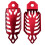 Aluminum Front Rear Shock Absorber Fork Suspension-Red 1
