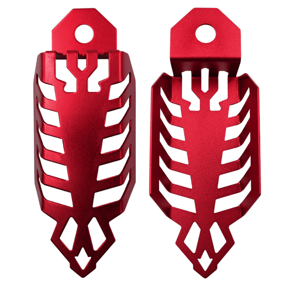 Aluminum Front Rear Shock Absorber Fork Suspension- Red 7754000301874