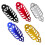 Aluminum Front Rear Shock Absorber Fork Suspension-Red 2