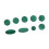 9 Pcs Alto Saxophone Key Buttons Set Stone Pattern Compatible with Most Models 3