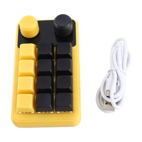 Einhändig programmierbare mechanische Tastatur, 12