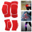 Red Multi-Sport Knee Pads with Thick Sponge Support for Active Lifestyles 1