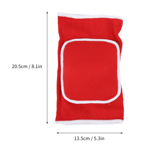 Red Multi-Sport Knee Pads with Thick Sponge Support for Active Lifestyles 2