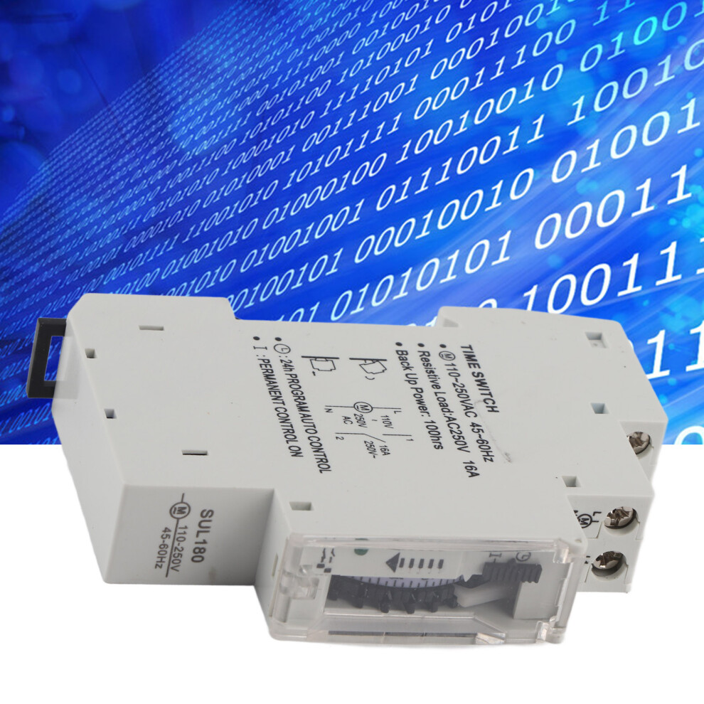 Sul180 24-Hour Accurate Digital Timer Switch, Abs, 15-Minute Interval Light 8271358794220