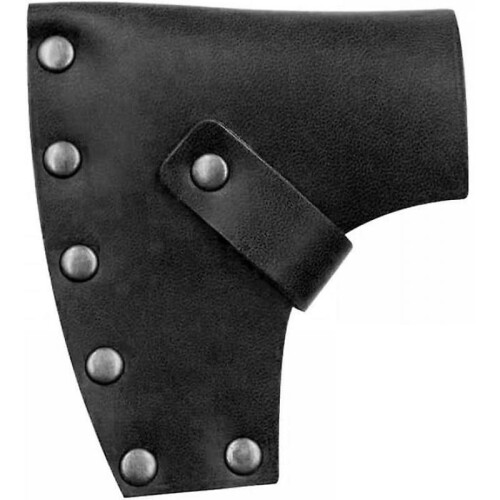 (Black) Axe Sheath, Leather Hatchet Cover With Adjustable Belt For Camping Accessories