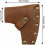 (Brown) Axe Sheath, Leather Hatchet Cover With Adjustable Belt For Camping Accessories 4