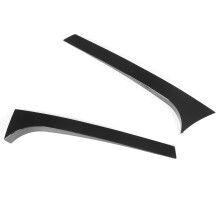 2 Stück Heckscheibenspoiler Flügel Canards für Kodiaq 2016–2021 Hochglanzschwarz