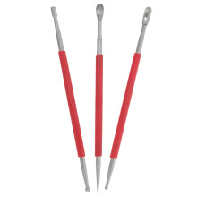 3Ud Juego De Herramientas De Modelado En Metal Multicolor Para Arcilla