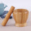2Pièces Ail Ergonomique Outils Cuisine Marron Clair 7