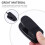 Lampe Clip LED Noire Table Lumière Protection Yeux 8