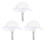 3Pz Supporti Bouquet Sposa in Bianco Con Per DIY 3