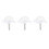 3Pz Supporti Bouquet Sposa in Bianco Con Per DIY 8