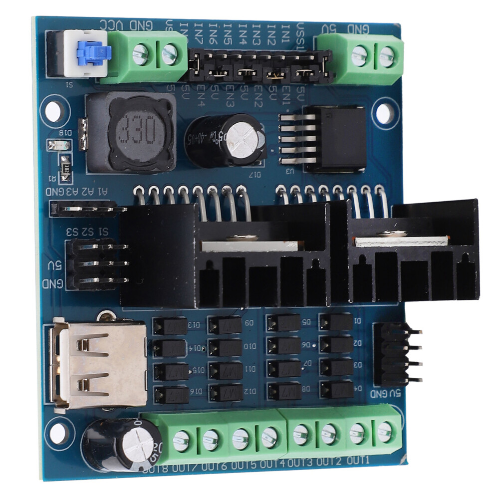 L298n 4-Channel Auto Motor Driver Module For Robotics And Electronic Diy 9371358794974