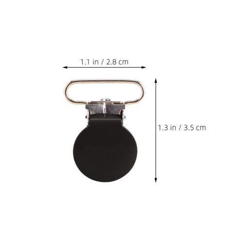 6Pz Clip in Ferro Per Bretelle E Clip Metallo 1