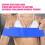Banda elastica per yoga blu 600x50x0.35mm 7