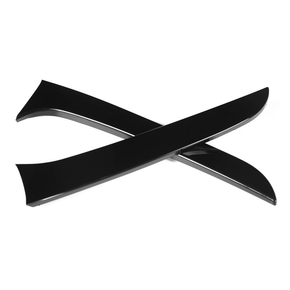 Glossy 2Pcs Rear Window Side Spoilers For 1 Series F20 F21 2012-2019 Black 7901358795804