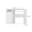 PORTO Left Desk, White 5