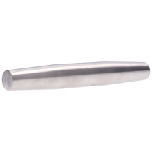 Mattarello antiaderente in acciaio inossidabile da 23 cm, argento