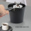 Mini knock box per caffè in ABS, nero, 12,5x10x11,5 cm 10