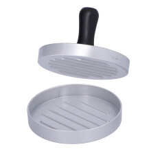 Pressa per hamburger 230 g 12x12x4 cm Argento/Nero