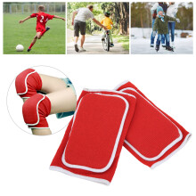 Kids Padded Knee Pads for Volleyball, Football, Dance Red, 84g