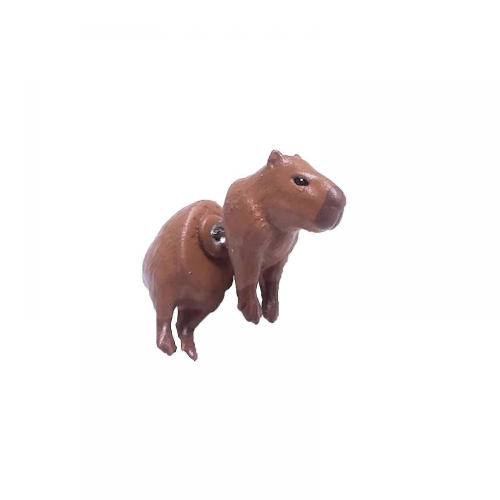 Χειροποίητα σκουλαρίκια Capybara, τρισδιάστατα εκτυπωμένα 1 ζευγάρι σκουλαρίκια Ca 2