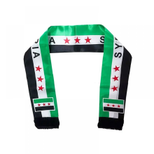 Syrien Leichter Schal im Flaggen-Aufdruckstil mit syrischer Landesflagge, 135 cm