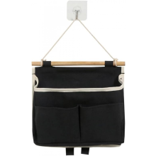 (Preto) Saco de armazenamento para pendurar na parede, organizador de porta, bolsas à prova d'água para armazenamento de artigos diversos, ar
