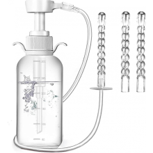 Kit per clistere di ultima generazione 2025 per la pulizia del colon - Doccia anale antiriflusso